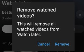 How to Delete YouTube Watch Later Videos on Android