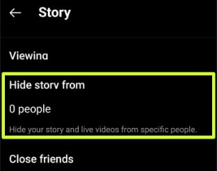 How to Hide Your Story Instagram App Android