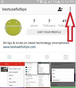 open-instagram-settings-on-android