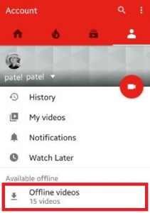 tap-on-offline-videos-youtube-account