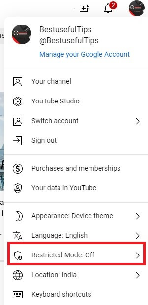 How to Turn Off Restricted Mode on YouTube Android and PC