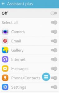 Assistant Plus settings android phone