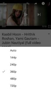 Change YouTube Video Quality marshmallow