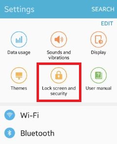 Lock screen and security settings android marshmallow