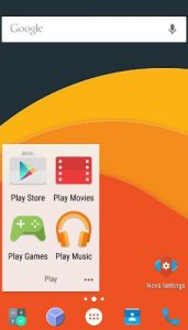 Nova Launcher apps for android smartphone