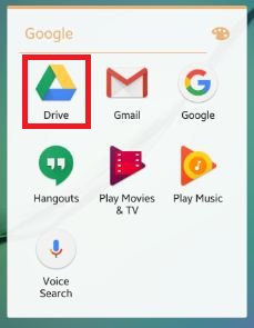 Google drive app