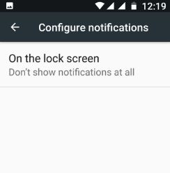 Don't show notification at all on the lock screen android 7.0