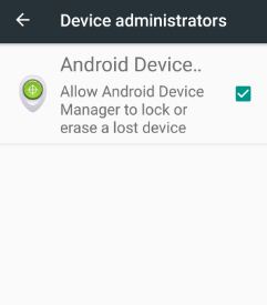 Enabel android device manager on android 7.0 nougat