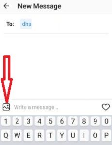 Send Message from Instagram account