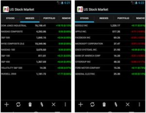 US stock market app for android phone