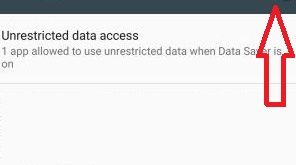 enable data saver on Android Nougat