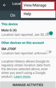 manage lost phone location using android device manager