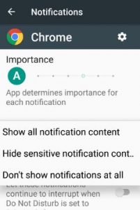 turn off lock screen notifications android Nougat
