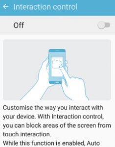 Interaction control on android 6.0 marshmallow
