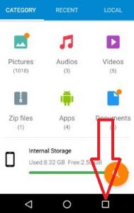 Overview button to use multiple app on android
