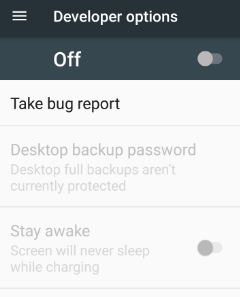Turn off developer mode android 7.0 nougat phone