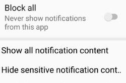 manage notifications android 7