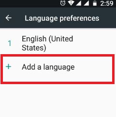 Add language to set new language preference
