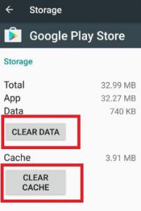 Clear the cache & data in android 7.0 nougat phone