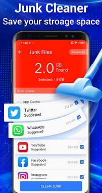 Cleaner Phone booster App For Android Device