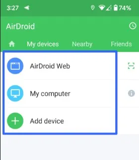 Use AirDroid to Transfer Apps From Android Phone to Laptop