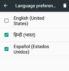 Remove languages from keyboard list