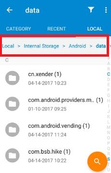 Use file manager to fix error code 24 in play store