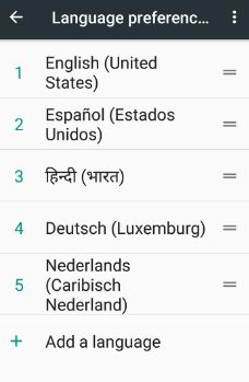 add multiple languages in android 7