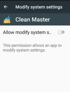 modify system settings android nougat