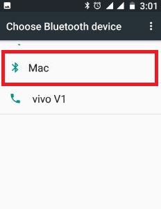 pair with bluetooth device in android