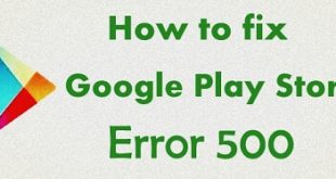 Fix Google Play Store error 500