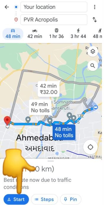 How to Get Directions Google Maps App on Android Phone