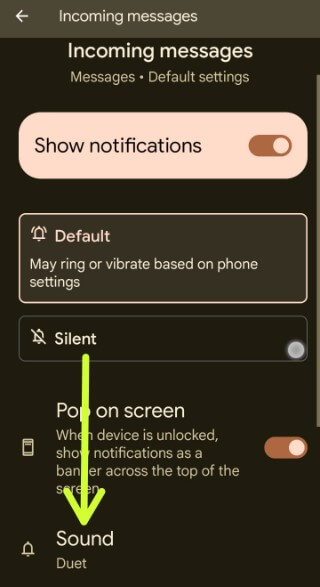 How to Set a Custom Ringtone for Messages App
