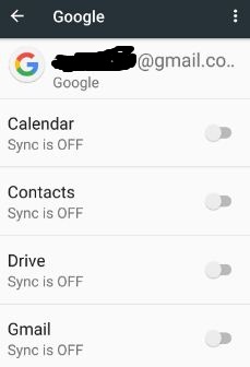How to manually Sync account in android nougat