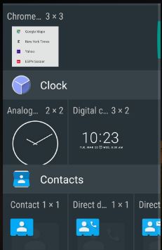 Tap any widget want to set phone lock screen