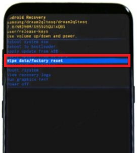 wipe cache partition on Galaxy S8 and galaxy S8 plus