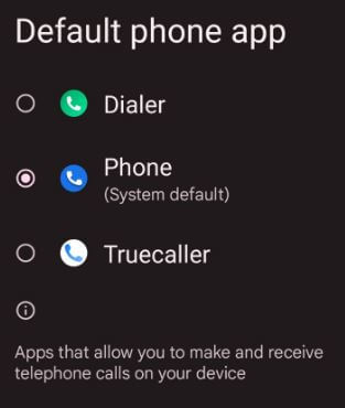 Change Default Phone App on Google Pixel 6 Pro