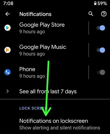 Change lock screen notification on Pixel and Pixel XL