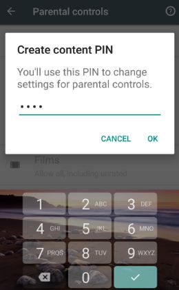 Change parental controls settings on Google Pixel