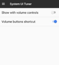 Do not disturb option in System UI tuner pixel phone