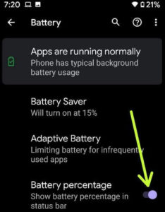 How to Show Battery Percentage on Google Pixel and Pixel XL