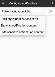 Lock screen notification settings on pixel phone