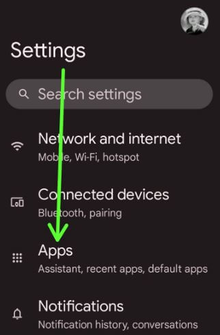 Set default apps on your Google Pixel 6 Pro using apps settings
