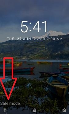 Use Safe mode on Google Pixel to Fix Text Message Not Send or Receive Issue