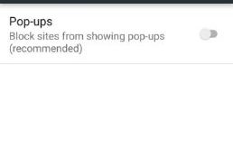 block pop up ads on Google Pixel phone