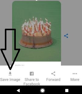Save GIPHY image on Google pixel from facebook