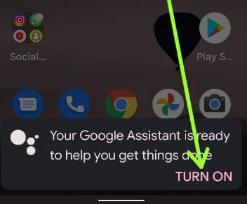 Turn On Google Assistant on Pixels