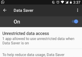 Turn on data saver on your Pixel and Pixel XL phone