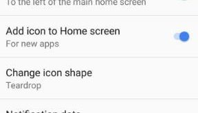 Customize home screen settings on android Oreo 8.0