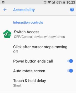 Disable auto rotate screen in android 8.0 Oreo